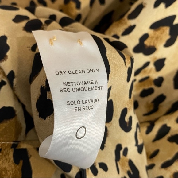 FRAME DENIM Leopard Print Silk Dress NWOT - Picture 14 of 14